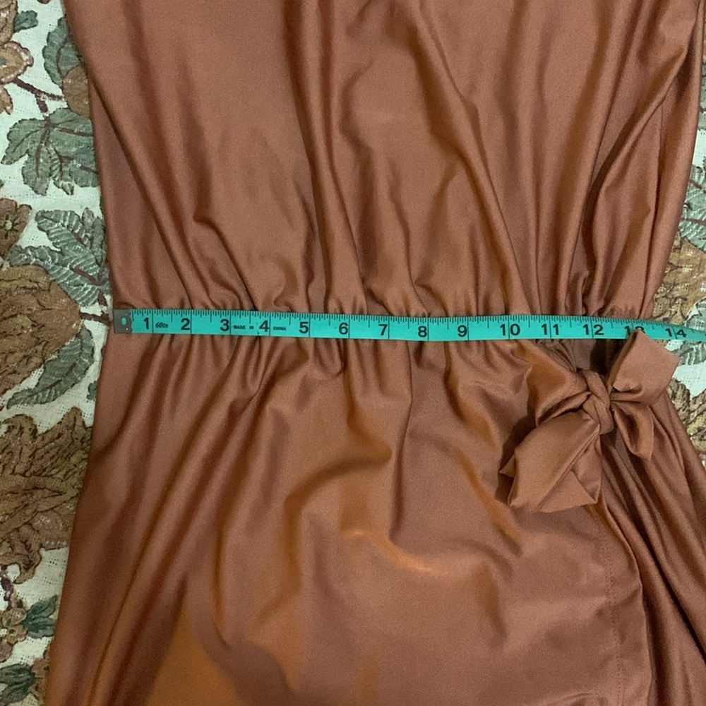 Shop Stevie, midi wrap dress in rose, sz xl - Picture 4 of 5